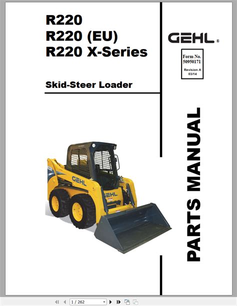 gehl skid steer 220 warning lights|gehl r220 oil filter manual.